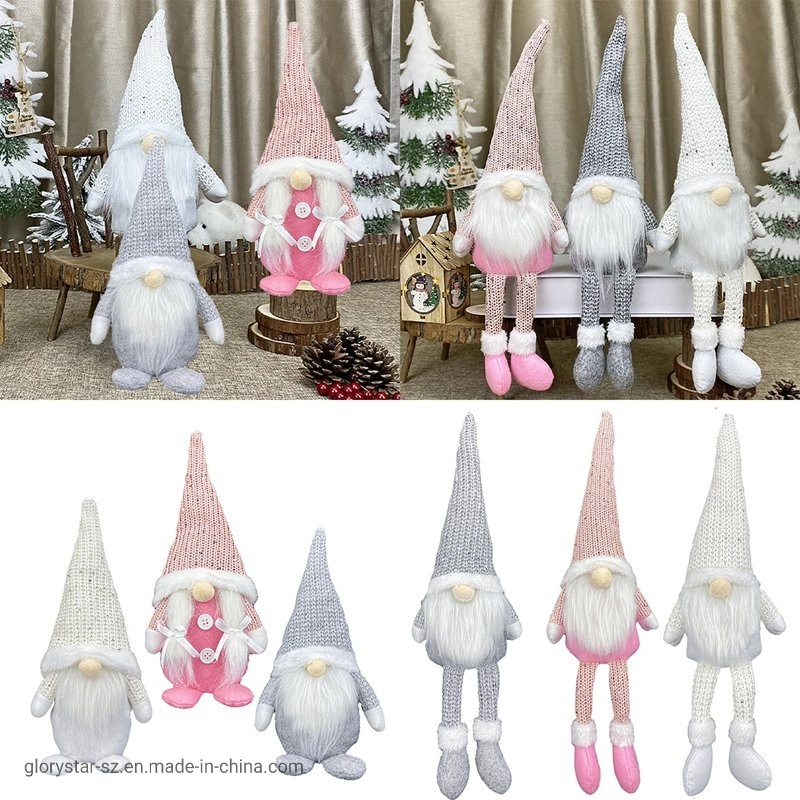 2023 Décorations de la maison pour le Nouvel An Gnome Poupée sans visage de Noël Cadeaux