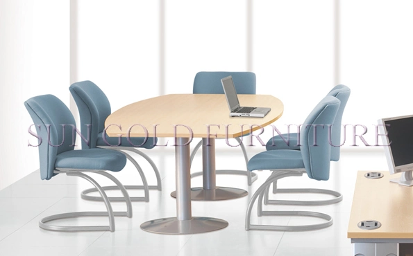 Escritório moderno mobiliário de sala de conferência de mesa de reunião Oval (MTE SZ303)