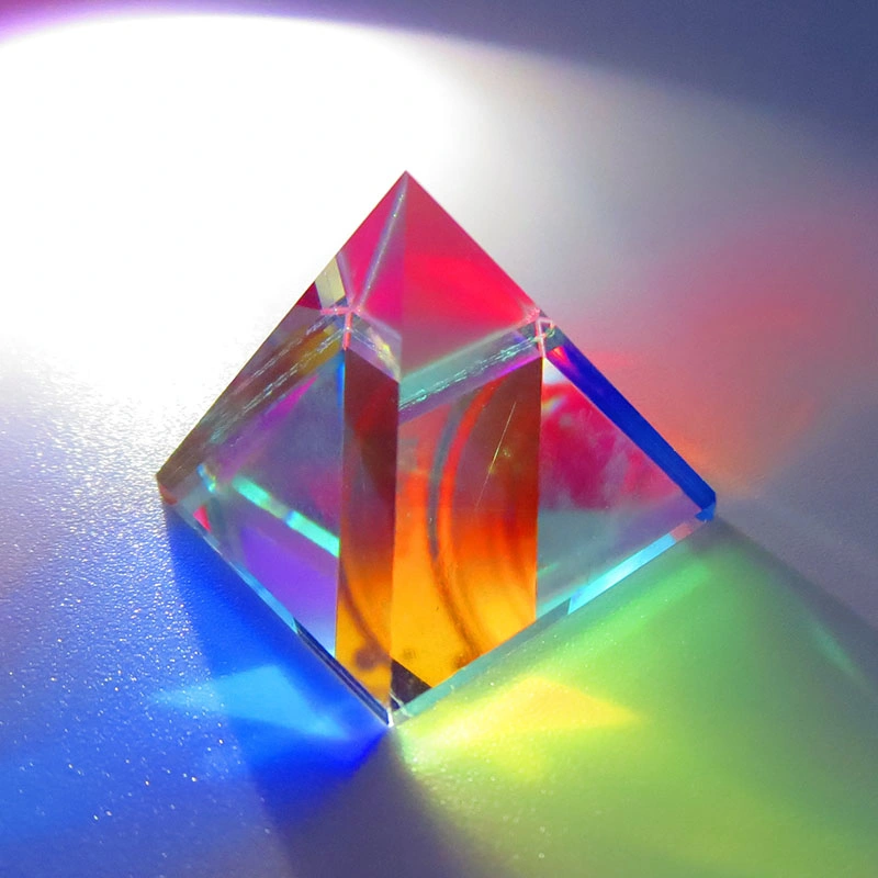 Pyramide Optisches Prism Combiner Bunte Prism Bright Light K9 Glas Optische Instrumente Für Strahlteiler