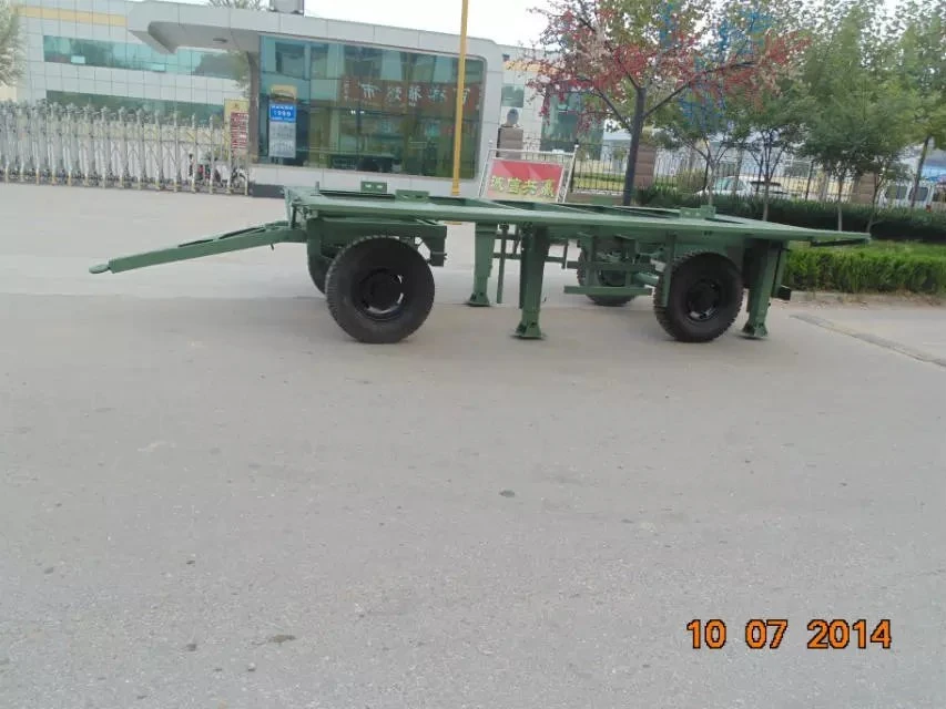 Simple and Flexible Tandem Axle Mobile House Chassis Trailer Stainless Steel 40FT Chassis Trailer