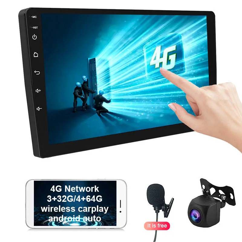 STC 8 Core Auto Audio 10 Zoll 4+64G WiFi BT Verstärker Audio Android Auto Audio