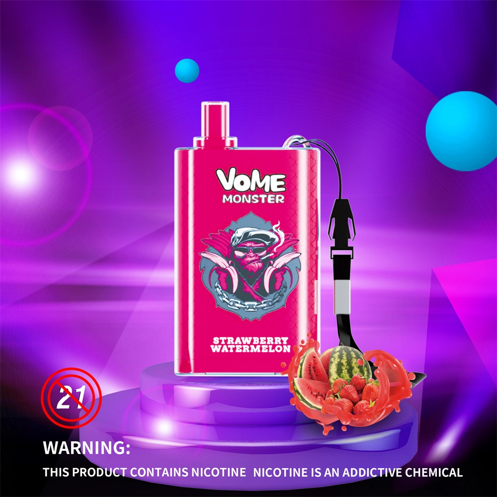 2023 Neueste Einweg Vape Vome Monster 10000 Puffs 20ml Öl Kapazität Batterie 1000mAh wiederaufladbare elektronische Zigarette Randm Tornado Vape