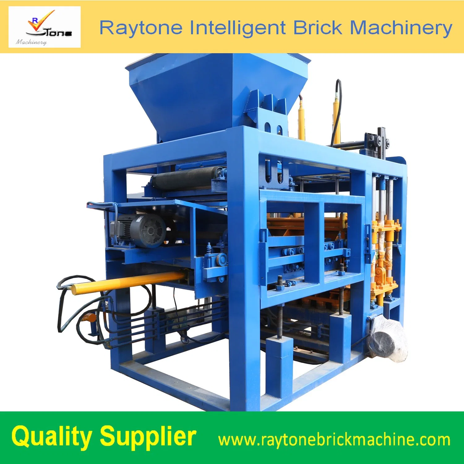 Qt6-15 Middle Fully Automatic Brick Making Machine for Hollow Solid Color Paver Making