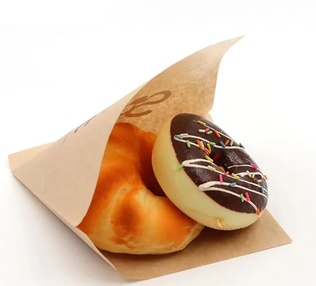 Slider Burger Wrap Brown Kraftpapier Gärtsicher Doppelt Offene Tasche