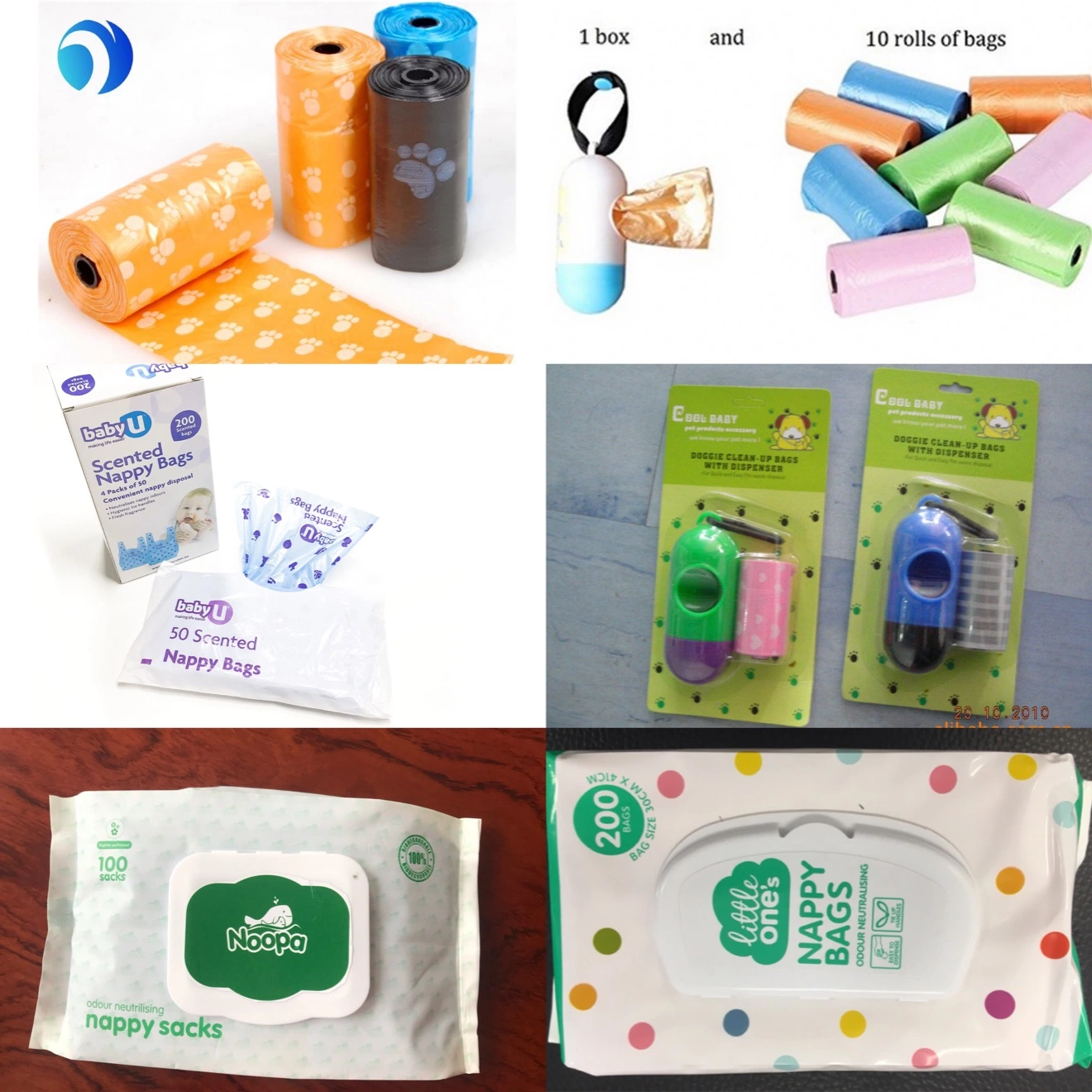 PLA Weste biologisch abbaubar Supermarkt PE LDPE HDPE Müll Kompost Windel Lebensmittel Verpackung Ziplock Kunststoff Hund Poop Shopping T-Shirt Tasche Hersteller Fabrik