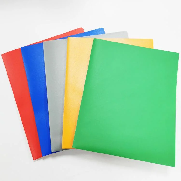 Wholesale/Supplier Cheap Custom Colorful A4 PP Plastic 2 Pocket Document File Folder