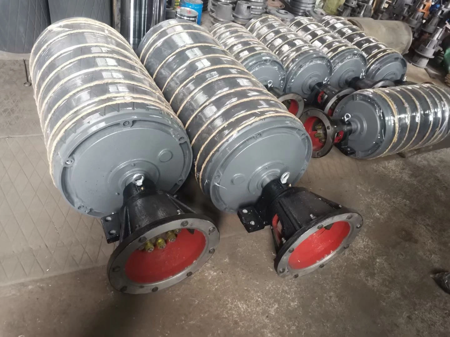 Popular Long-Life Roller Belt Conveyor System for Power Plant/Mining/Drum Pulley