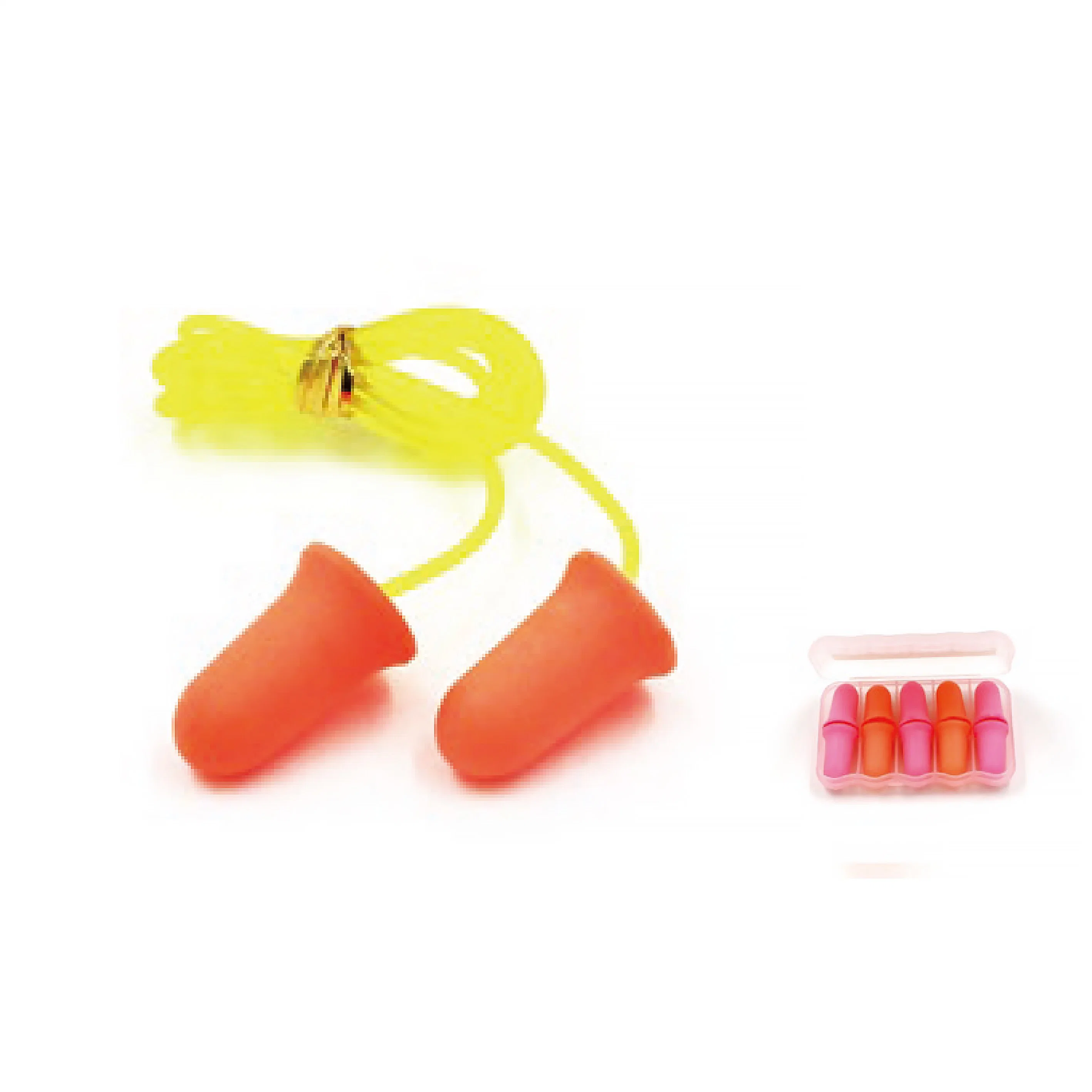 Slow Rebounded Foam Ear Plugs PU Foam Disposable Earplugs 38dB Anti-Noise for Sleeping Custom Logo