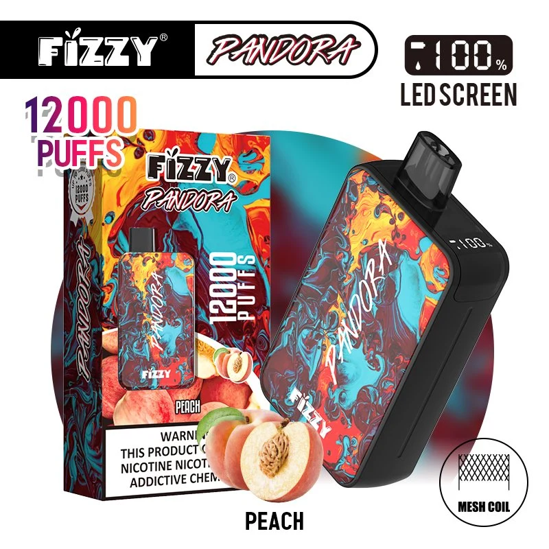 Neueste Großhandel/Lieferant Cuvie E Flüssigkeit 20ml Mixed Fruit Fizzy Pandora 12000 Puff einmal-Mini E-Zigarette Vape Pen