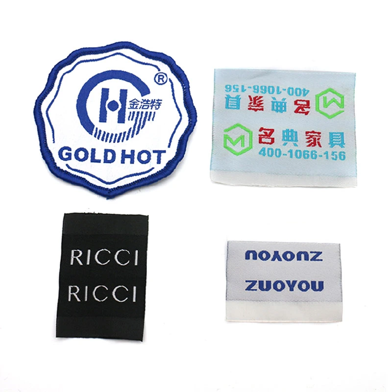 Customize Woven Silicone Tag Logo Label for Handbag Fashion Garment Bags Shoes Hats