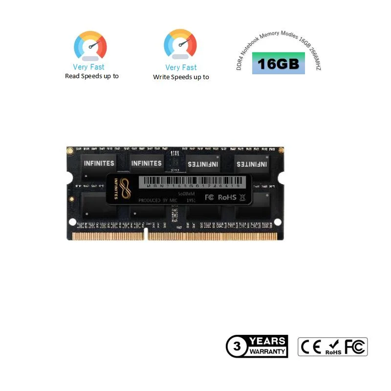 Kundenspezifisches Logo meistverkaufte kompatible Deskbook DDR4 1,2V 3600MHz RAM Speicher