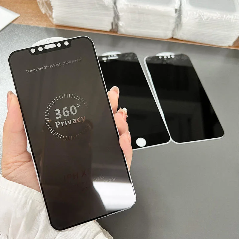 New for I Phone 7-14 9h Privacy Screen Protector 360 Degree Tempered Glass Mobile Phone Film Hot Selling
