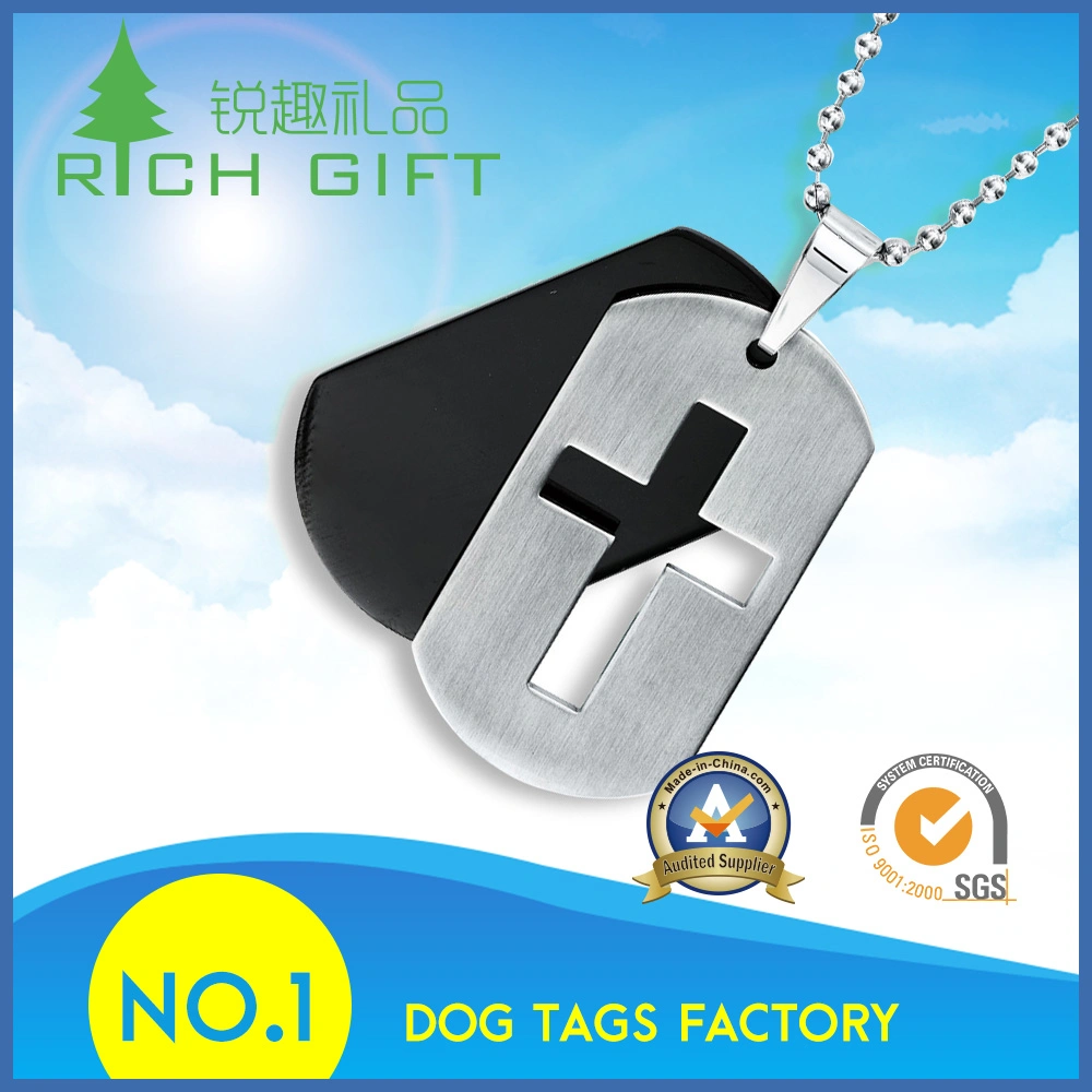 Metal Bone Stamp Silver Stainless Screen Printing Steel Dog Tag Custom Design for Pets