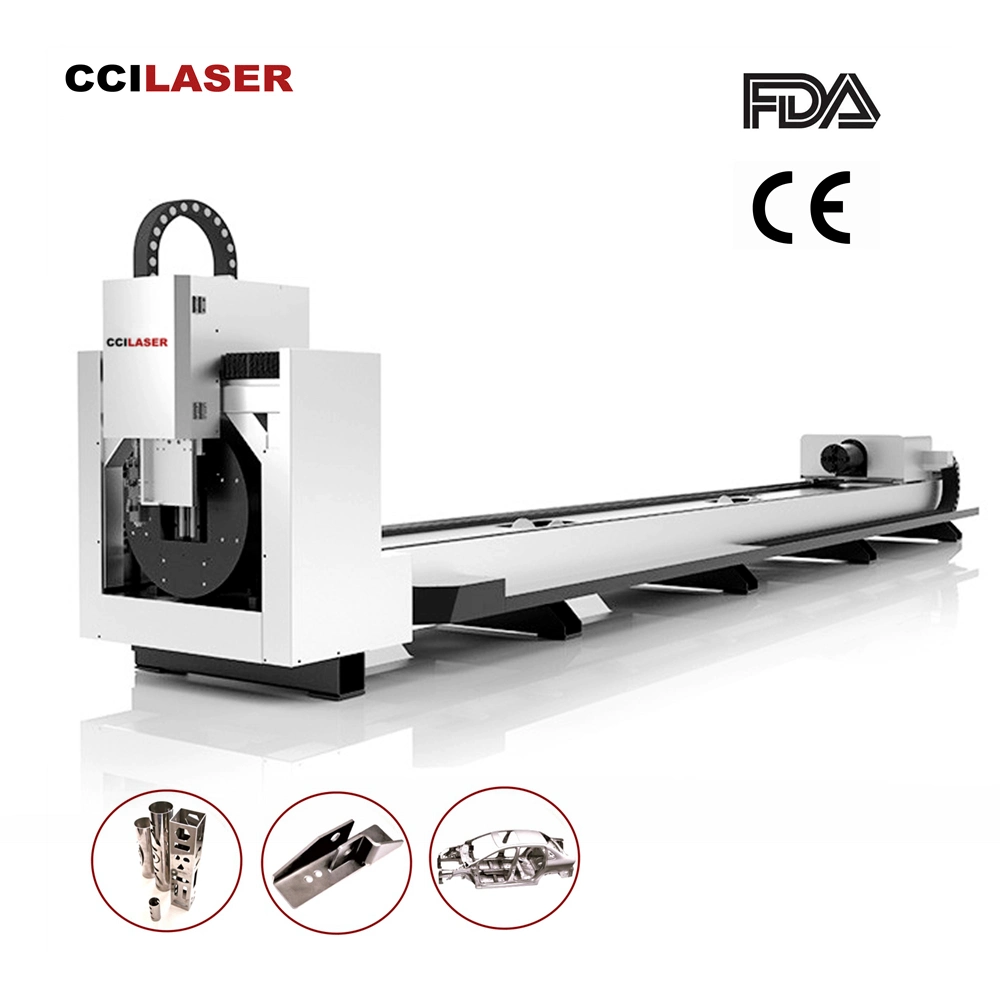 1000W~6000W Automatic Loading and Unloading Metal Pipe Tube Laser Cutting Machine for Stainless Steel Carbon Steel Alu Brass Copper Cutting