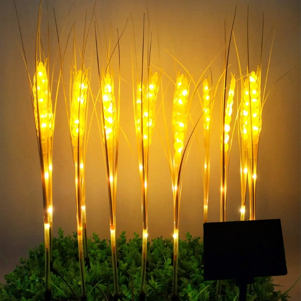 LED Simulated Luminous Wheat Outdoor Waterproof for Garden Landscape Decor