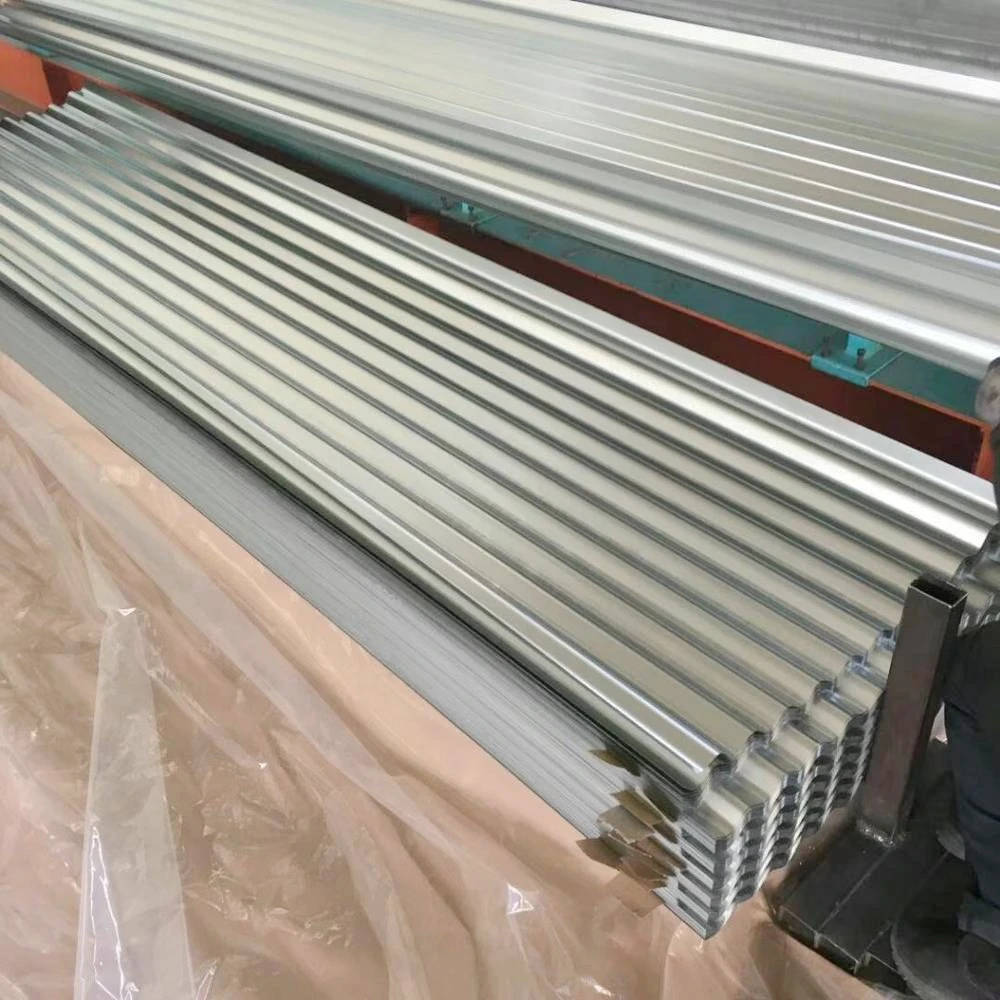 PVC Film Galvanized Steel Zinc Coating Wavy Corrugated Steel Sheet for Roofing Sheet