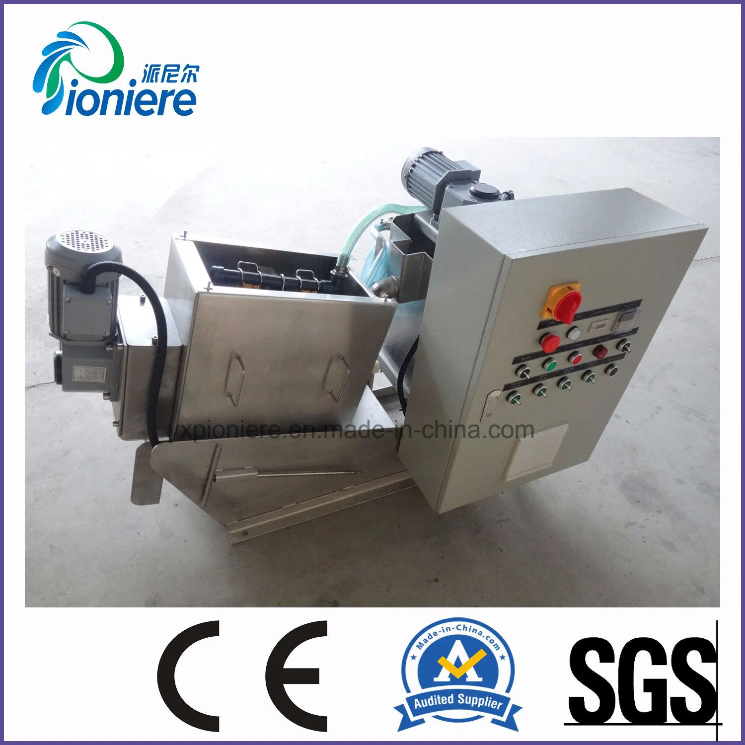 Automatic Hydraulic High Efficiency Screw Press Factory Price Without Plate Better Than Frame Filter