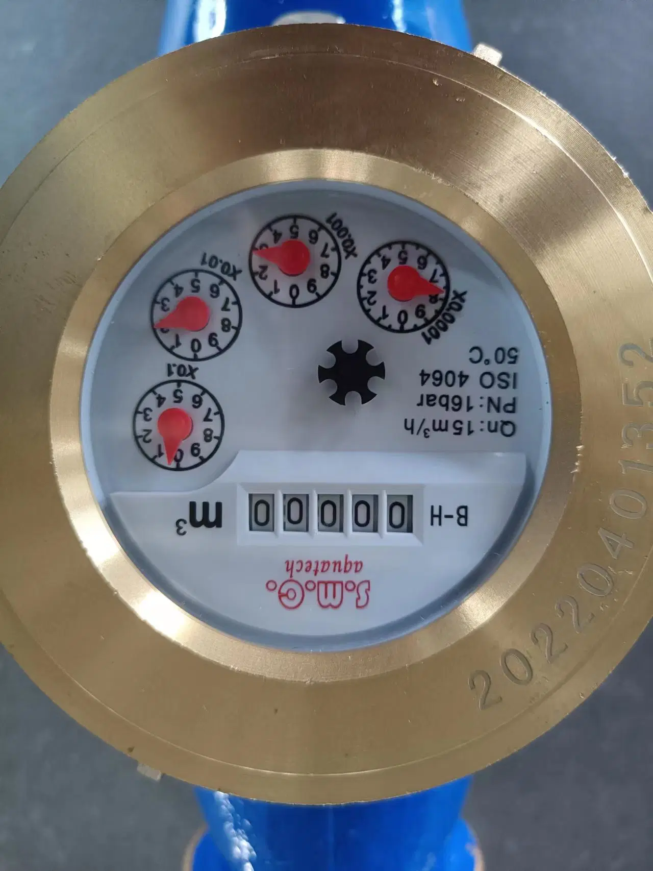 Suntex Multi-Jet Vane Wheel Dry-Dial Water Meter for Cold Water