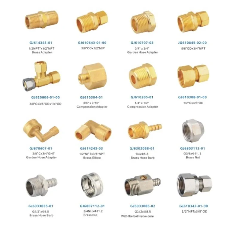 Manufacturer Directly Lead Free Copper Pipe Fitting Pex Nipples Brass Plumbing Fitting