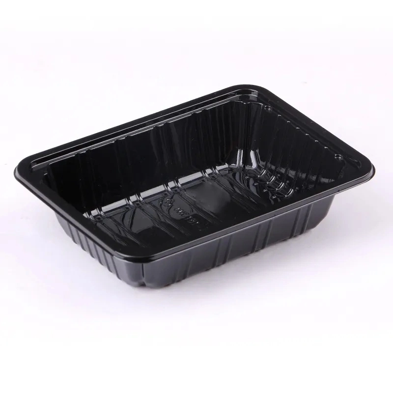 Custom Disposable Plastic Container Seafood Meat Packaging Empty Box