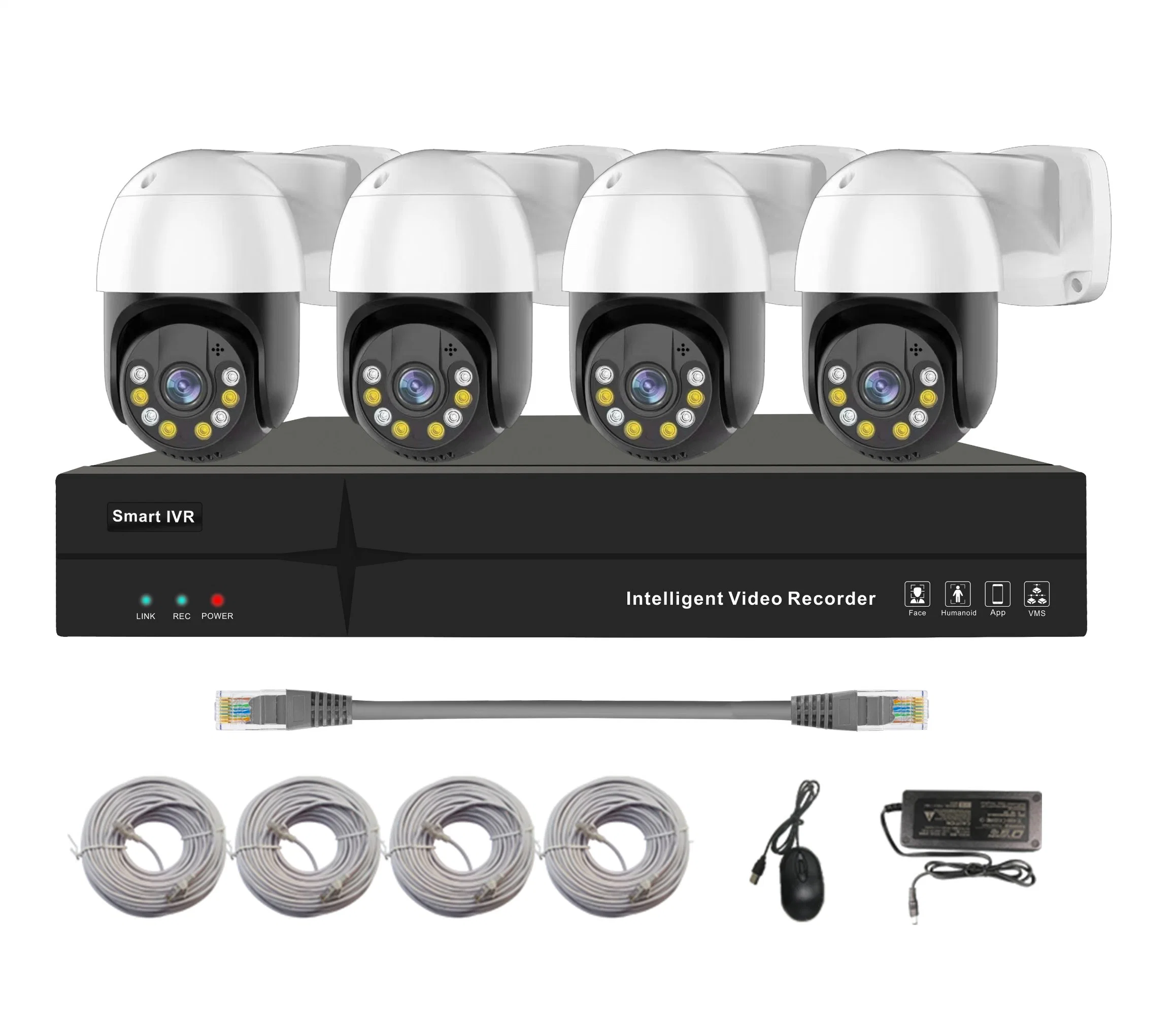 4CH 8CH 3MP 5MP CCTV Camera Price Poe PTZ Doom Camera Kits NVR Security Camera Package with Zoom Lens Camaras CCTV Cameras Kit