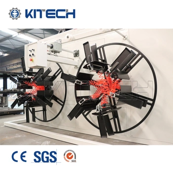 Kitech Machinery Kunststoff HDPE LDPE PPR Polypropylen Rohr Produktionslinie / Kunststoff Einschnecken-HDPE-LDPE-Rohrextrusionsmaschine