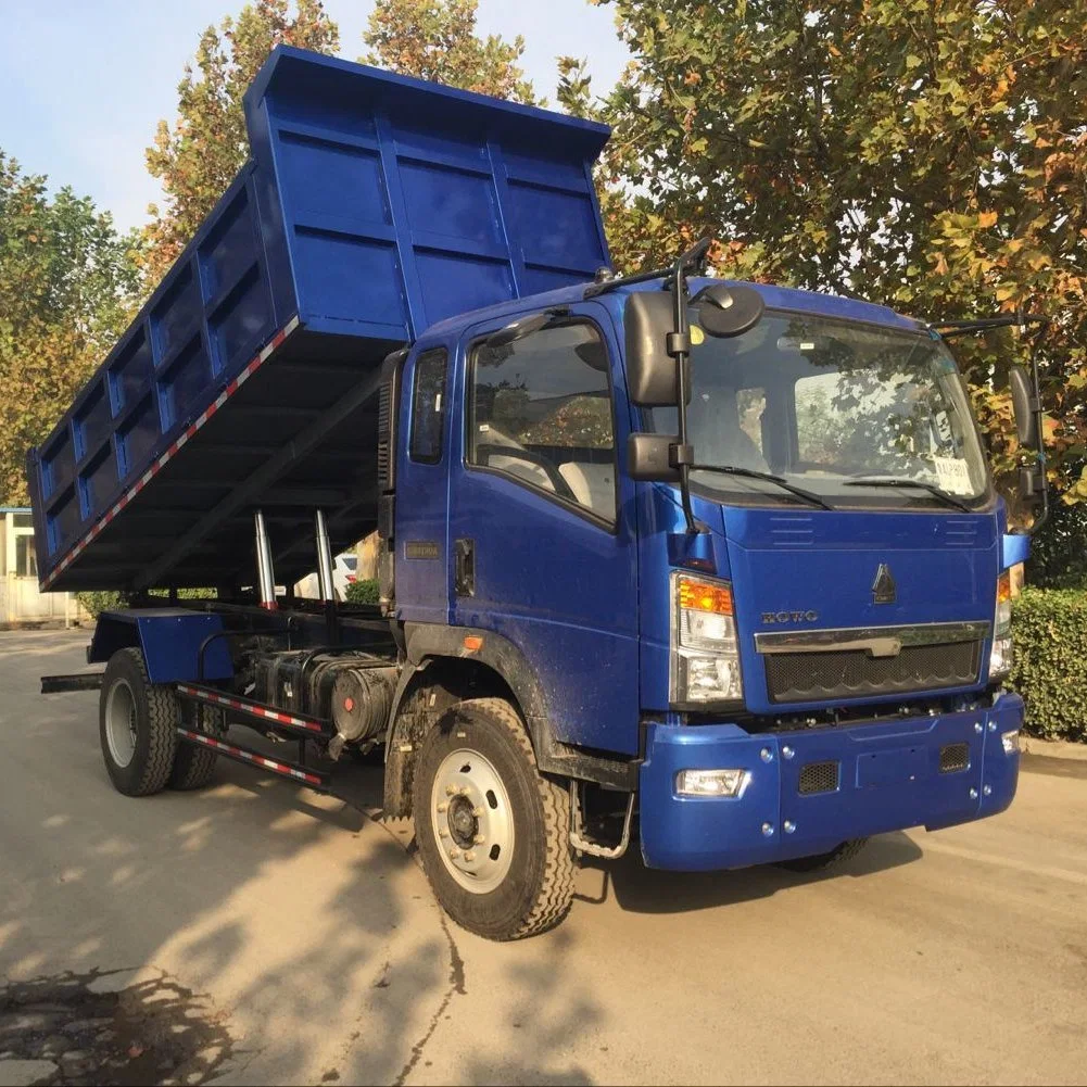 Sinotruck 4X2 Light Truck HOWO 6 Wheel Cargo Lorry Tipper Mini Dump Truck and Used Dump Truck Price for Sale