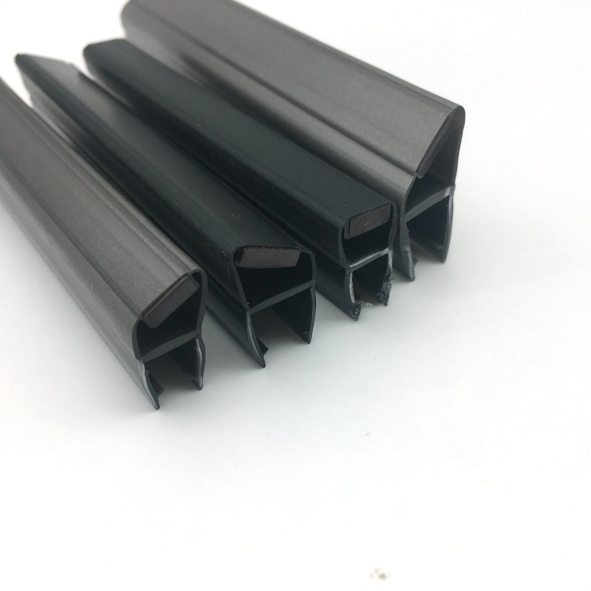 PVC Plastic Weather Extrusion Door Side Bottom Garage Plastic Seal Strip