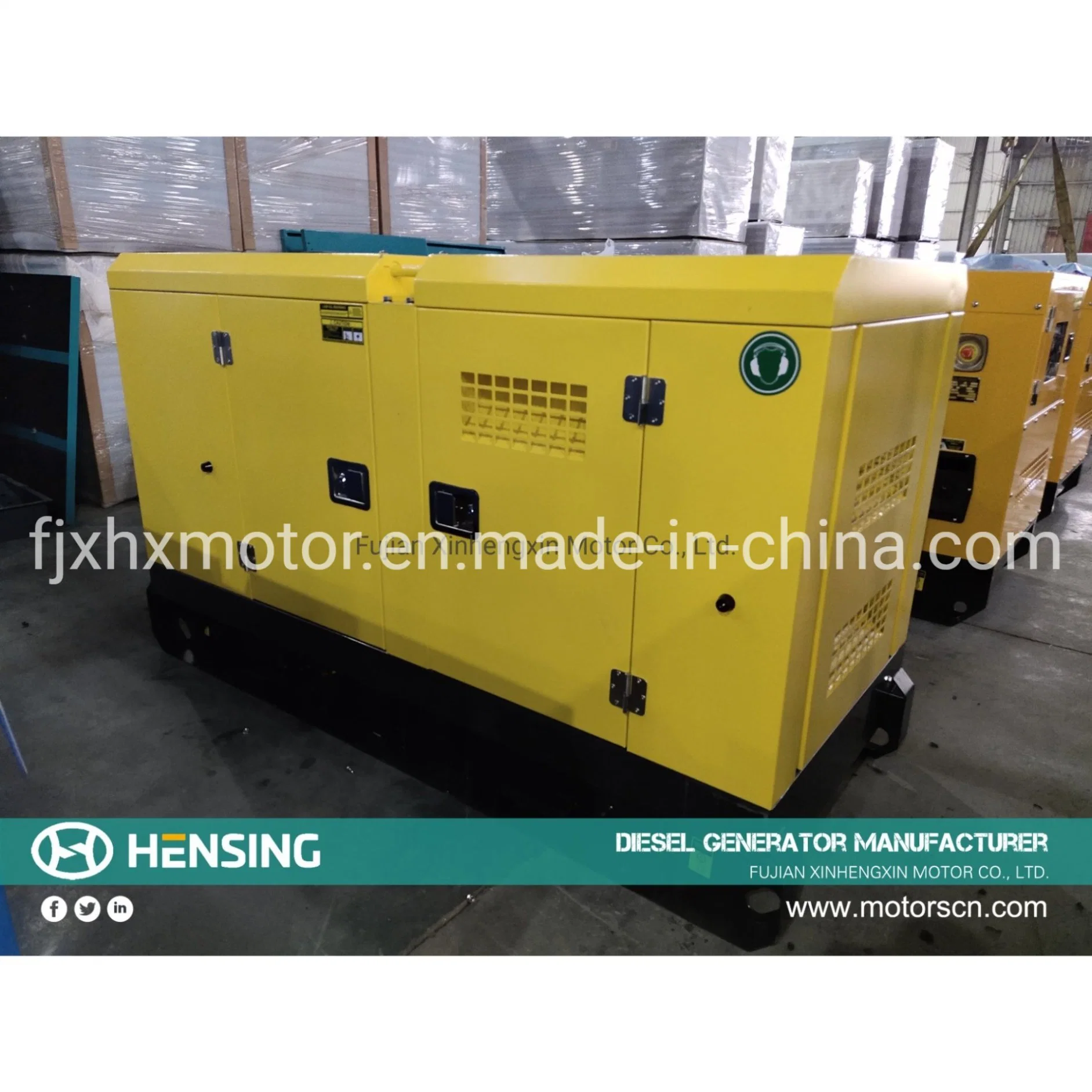 112kw 6 Cylinder Diesel Engine Silent Diesel Generator Set