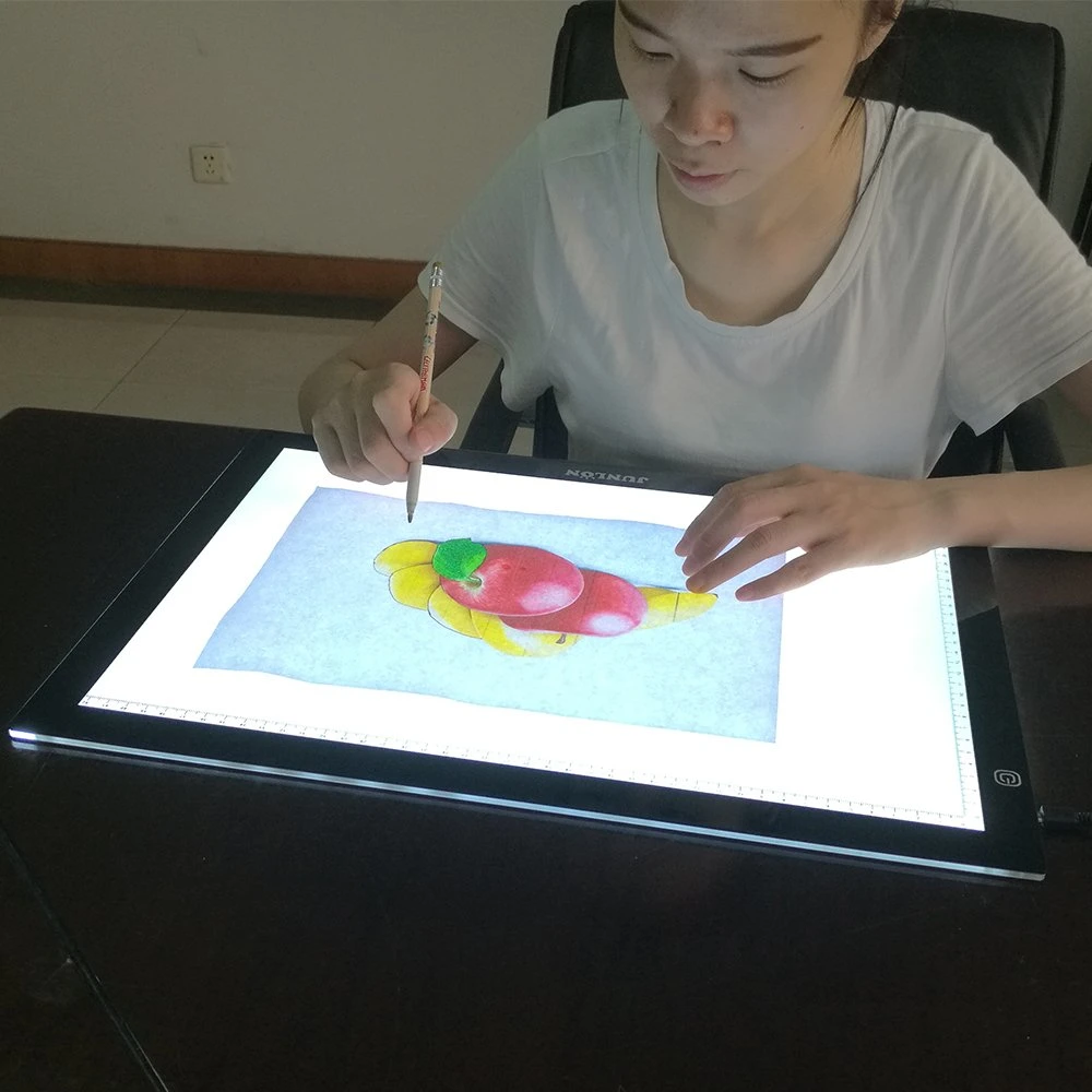 LED Leuchtkasten für Tracing Board Portable Light Pad Zeichnung A4 LED Trace Lights Skizze Geschenk für Kinder