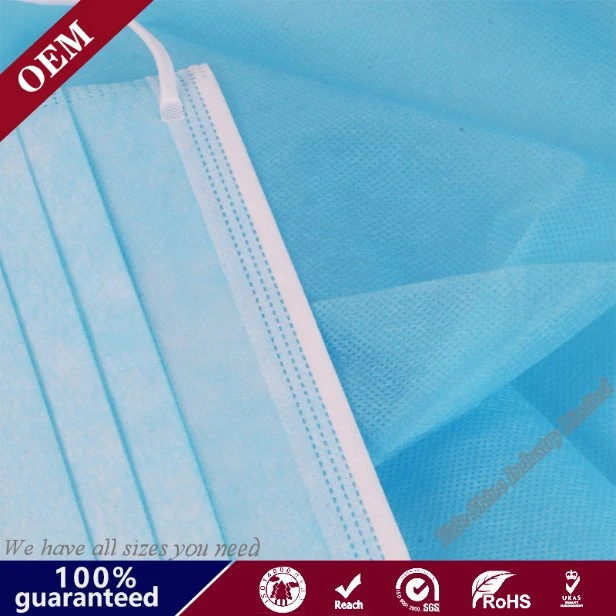 Vêtements de protection médicale Non-Woven Masque de matières premières de rouleau de tissu