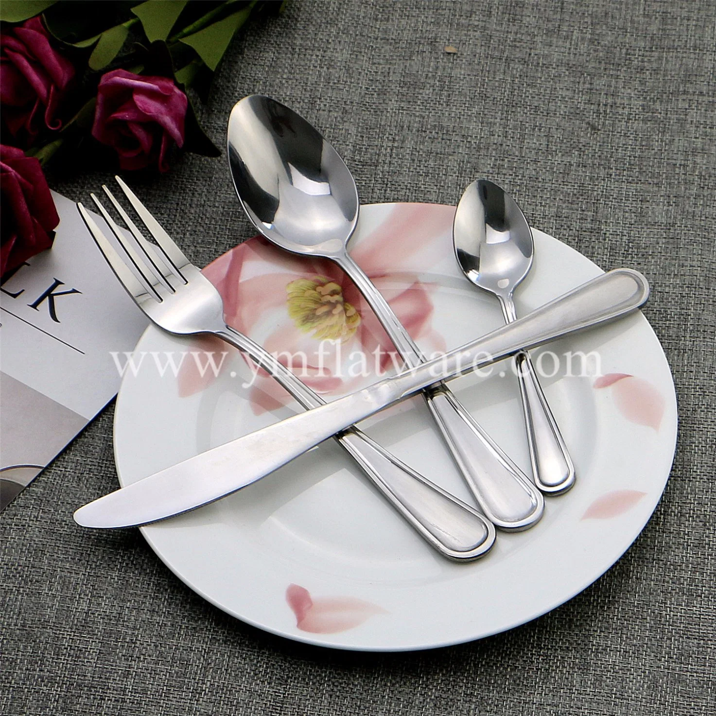 Stocked 18/0 Stainless Steel Silverware Set