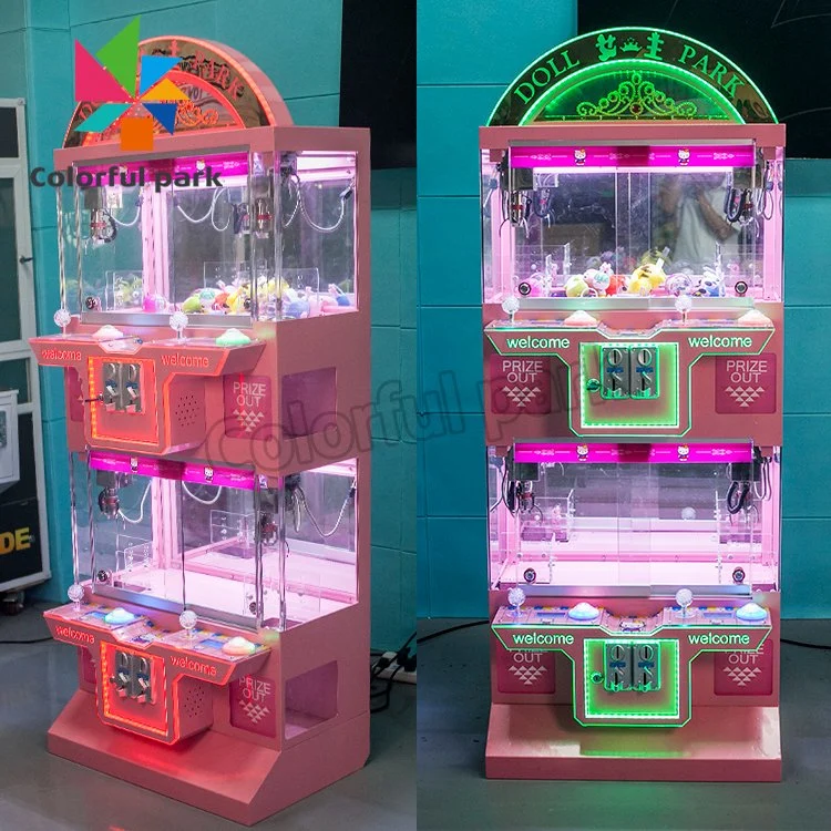 Grúa Colorfulpark Premios de la máquina/hacer su propia máquina de garra/Grab Toy Machine/Claw máquina bajo $500