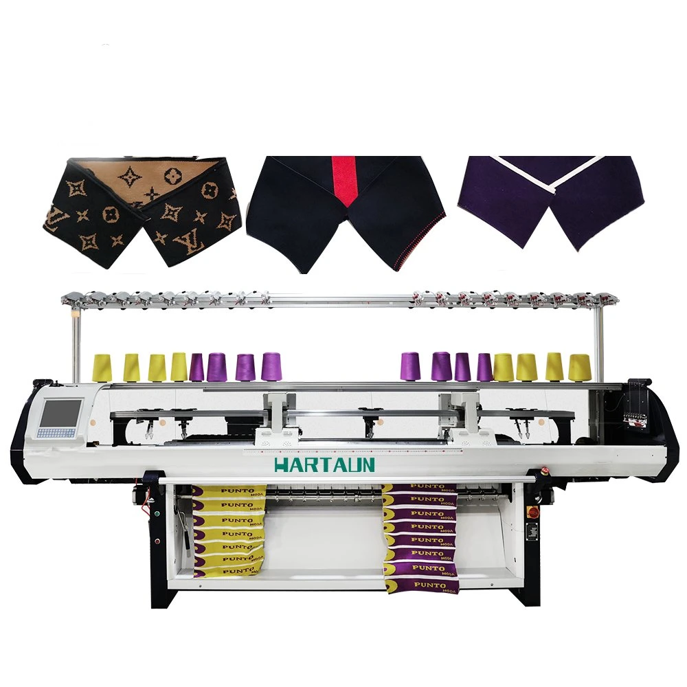 Single System Knitting Machine with Jacquard for Collar School Uniform Cardigan Sweater