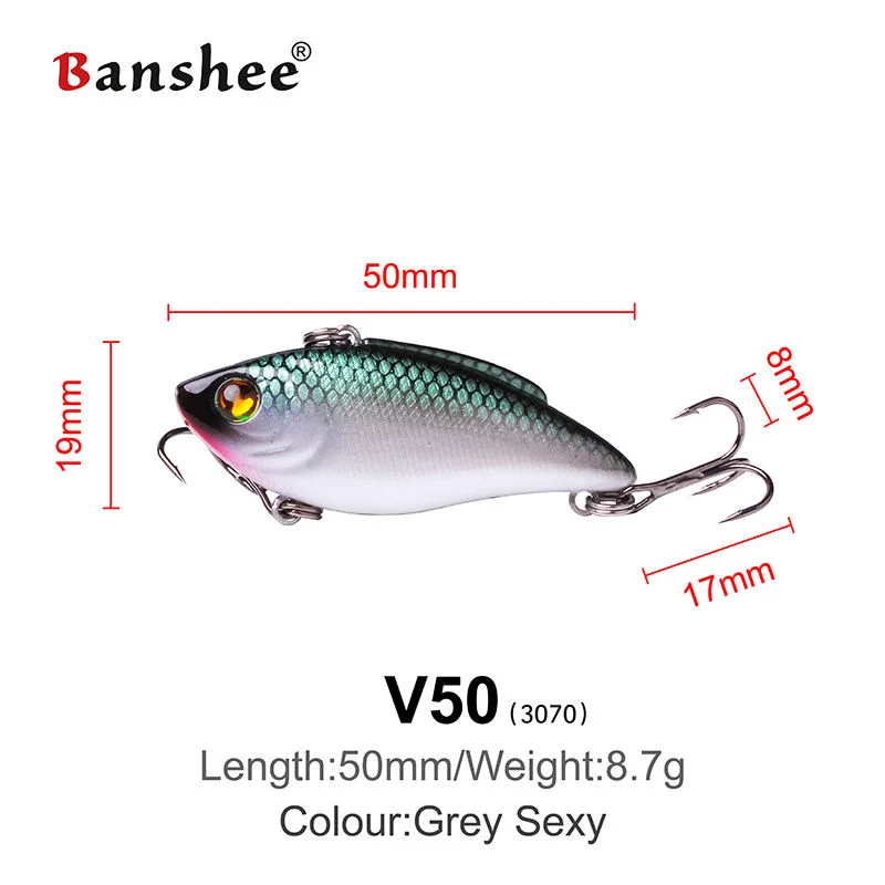 Classic Lipless Crankbait Vib Hard Plastic Fishing Lure Wholesale/Supplier Fishing Tackle Fishing Equipment