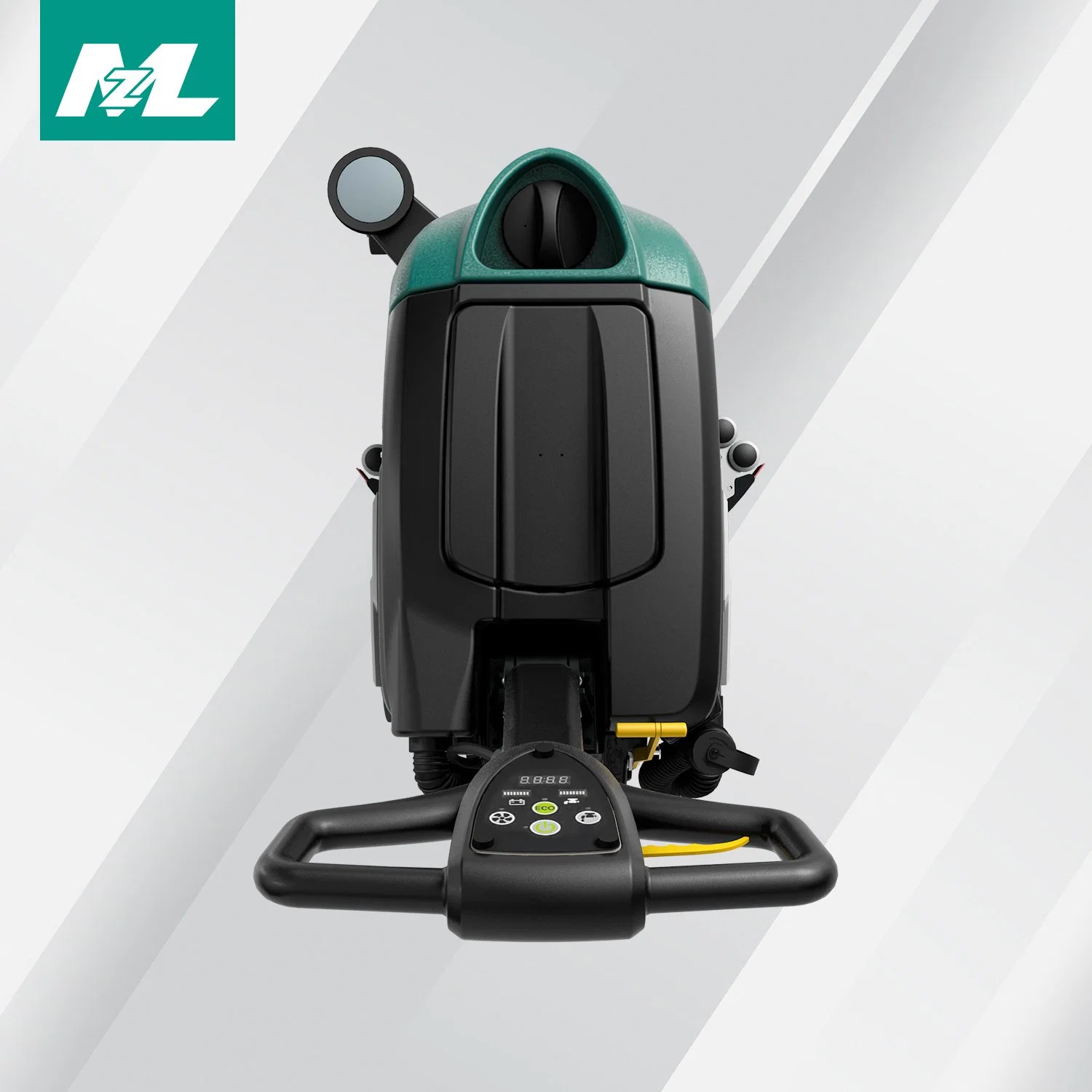 Hand Push Floor Scrubber Cleaning Equipment for Office One-Key to Start