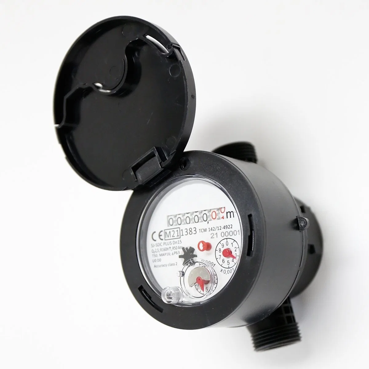 AWWA Dry Type Plastic Single Jet Water Meter with Gallon القراءة