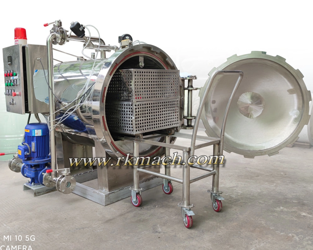 500liter Small Scale Autoclave Sterilizer for Wet Pet Food Pouch