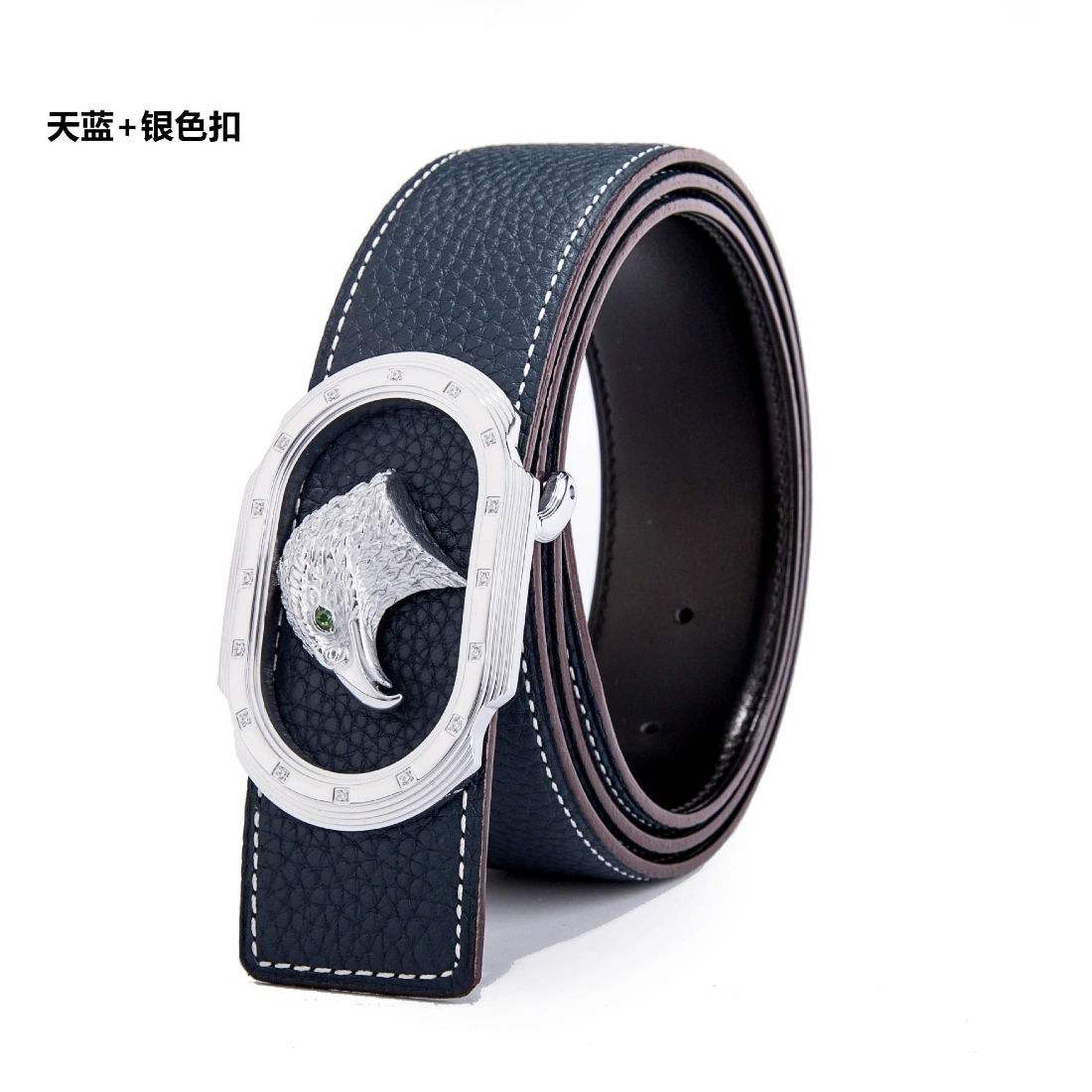 Luxury Designer Waist Genuine Leather Belts (strap reversible use)