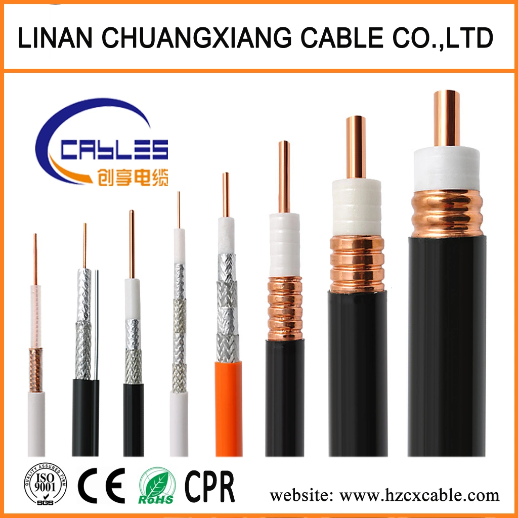 Coaxial Cable RG6 Copper Wire for Communication CCTV/CATV Cable RG6 Cable Cu/CCS/CCA Data Cable