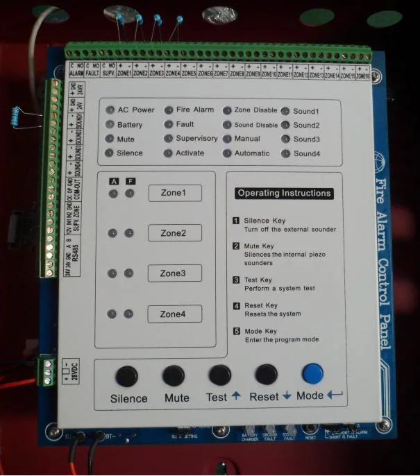 Smoke Sensor for Industrial Conventional Fire Control Panel Fire Alarm System