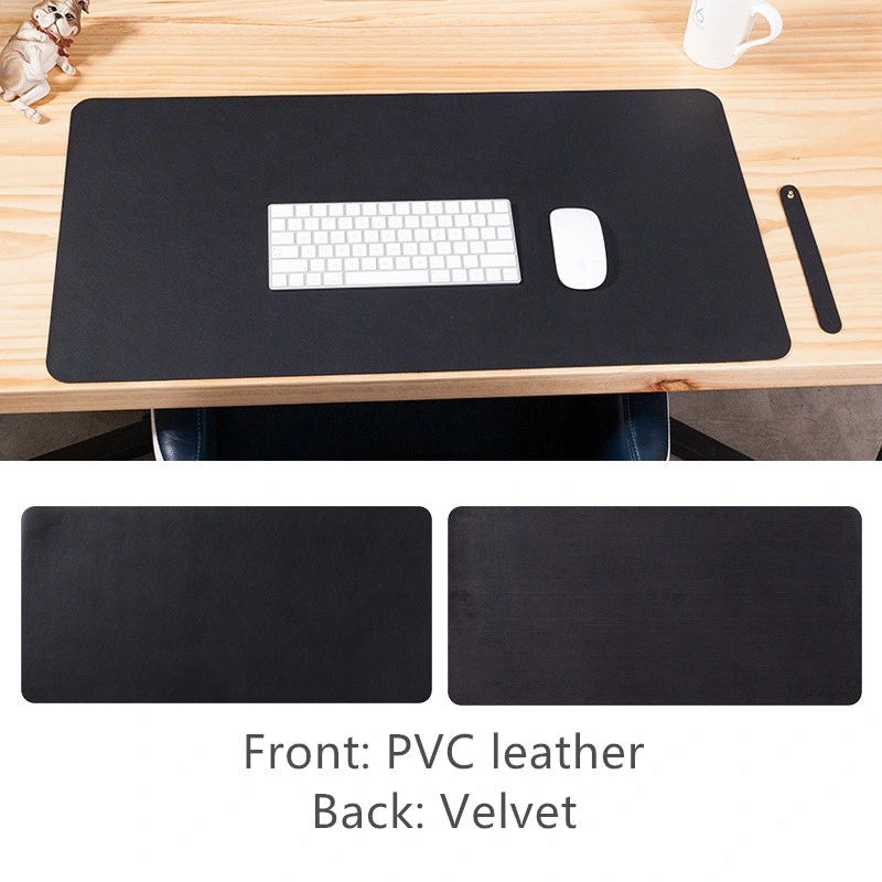 Custom PU Leather Office Keyboard and Mouse Mat Computer Mouse Pad