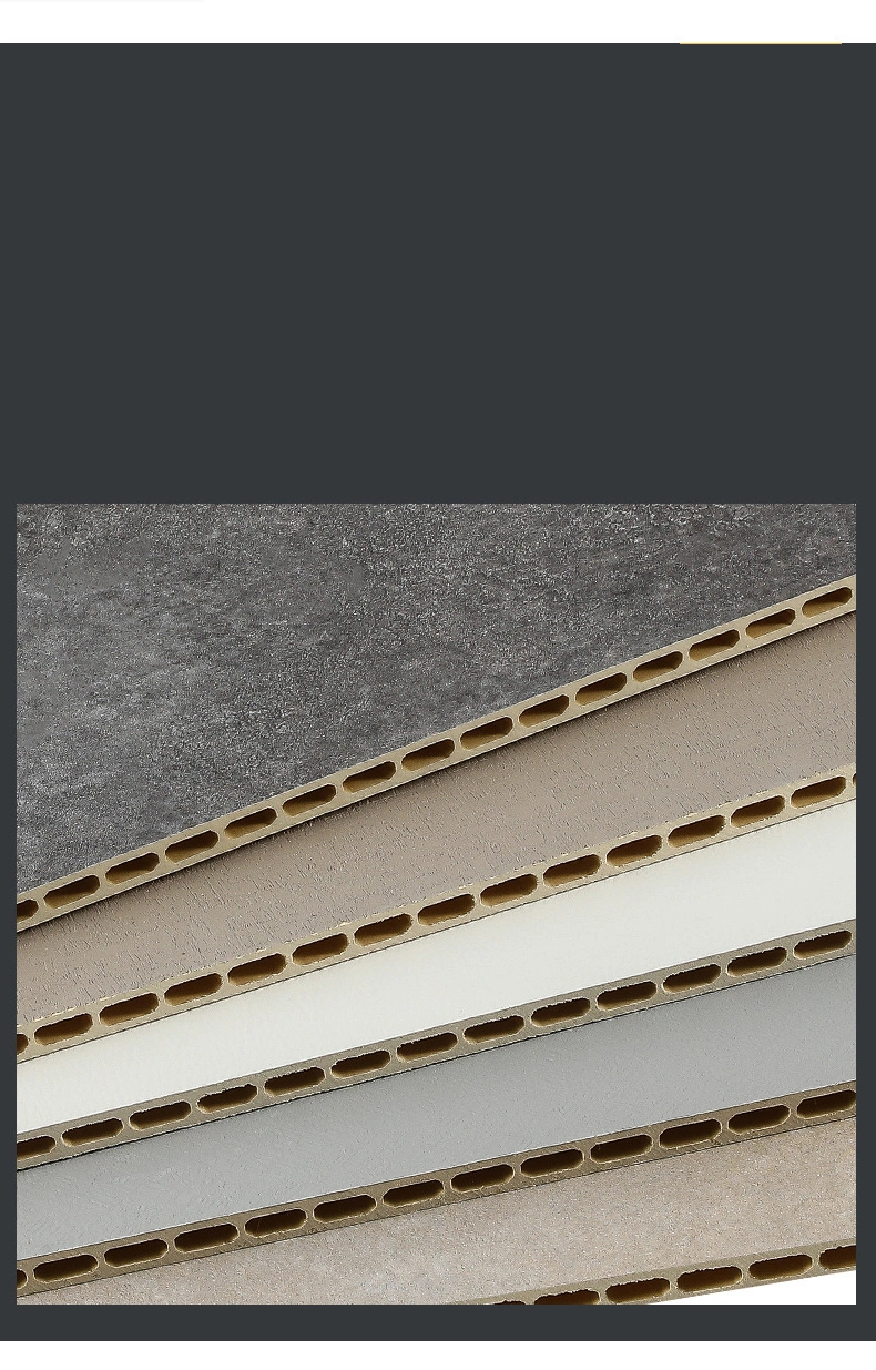 New Waterproof Wood Bamboo Fiber Composite Wall Paneling Sheets Plastic Cladding Panel Industrial Decoration Material