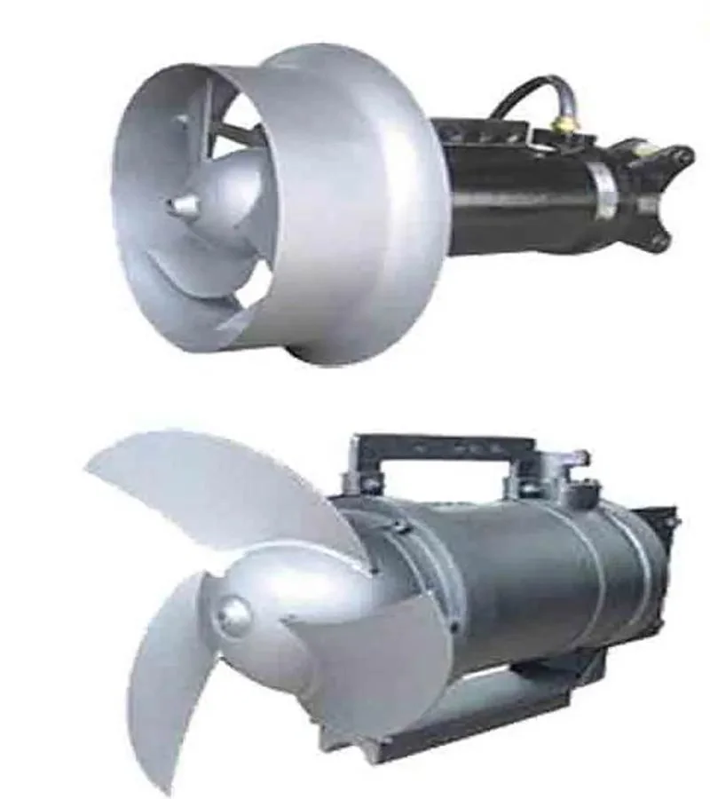 High Speed Stainless Steel Swirling Submersible Mixer for Sewage Treatment