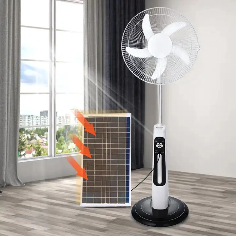 Strength Factory 16 18 Inch Stand Fan Solar Powered Fans for Home