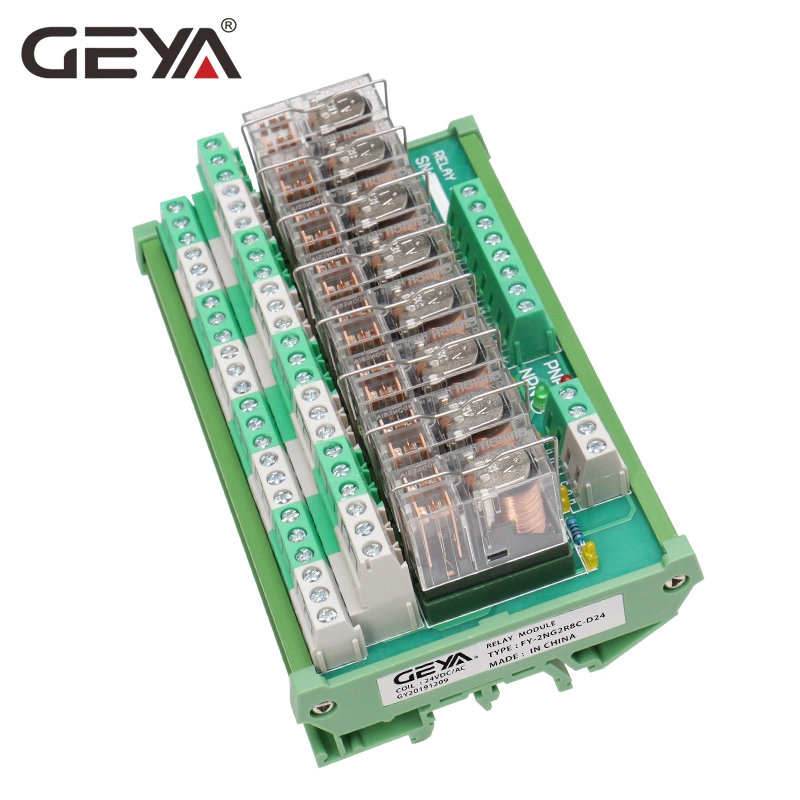 5V 3.3 V PAM Geya Proteus 10 Module de relais 2no2nc Omron Plug in FY-2ng2r