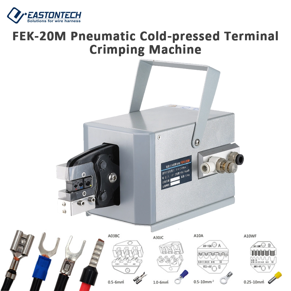 Alimentação de ar pneumática multifuncional 2.0t 2.5T 0,5-0.8MPa Cabo da Ferramenta de Crimpagem de Terminais