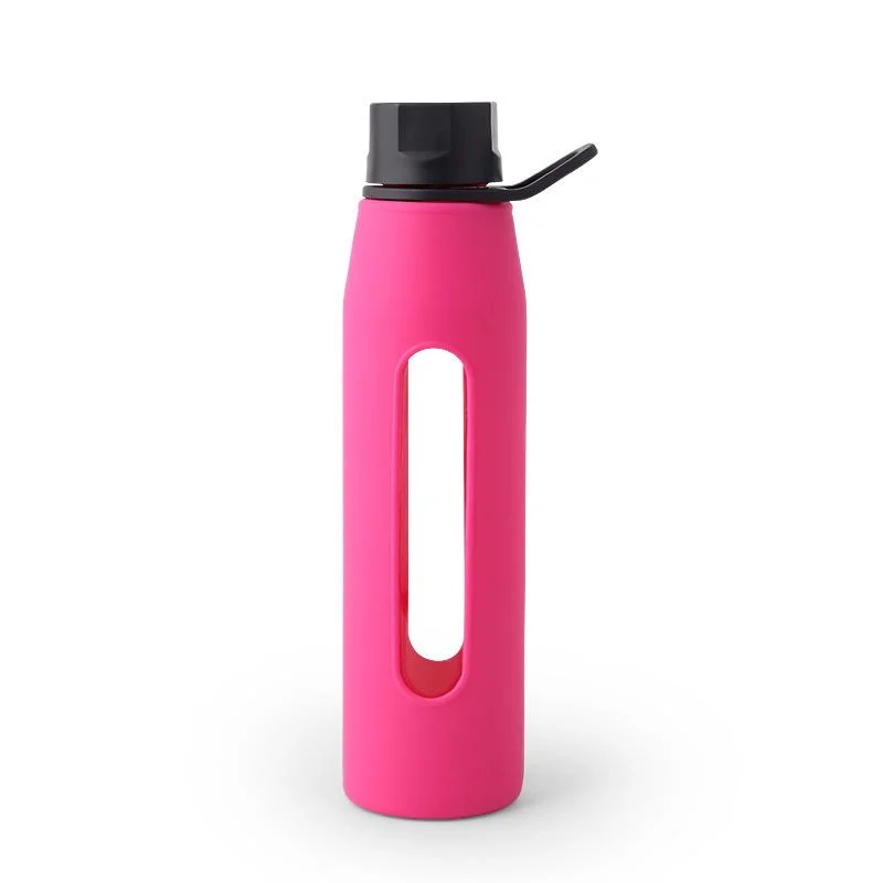 Custom Eco-Friendly Silicone Glass Water Bottle Silicone Rubber Bottle Sleeve