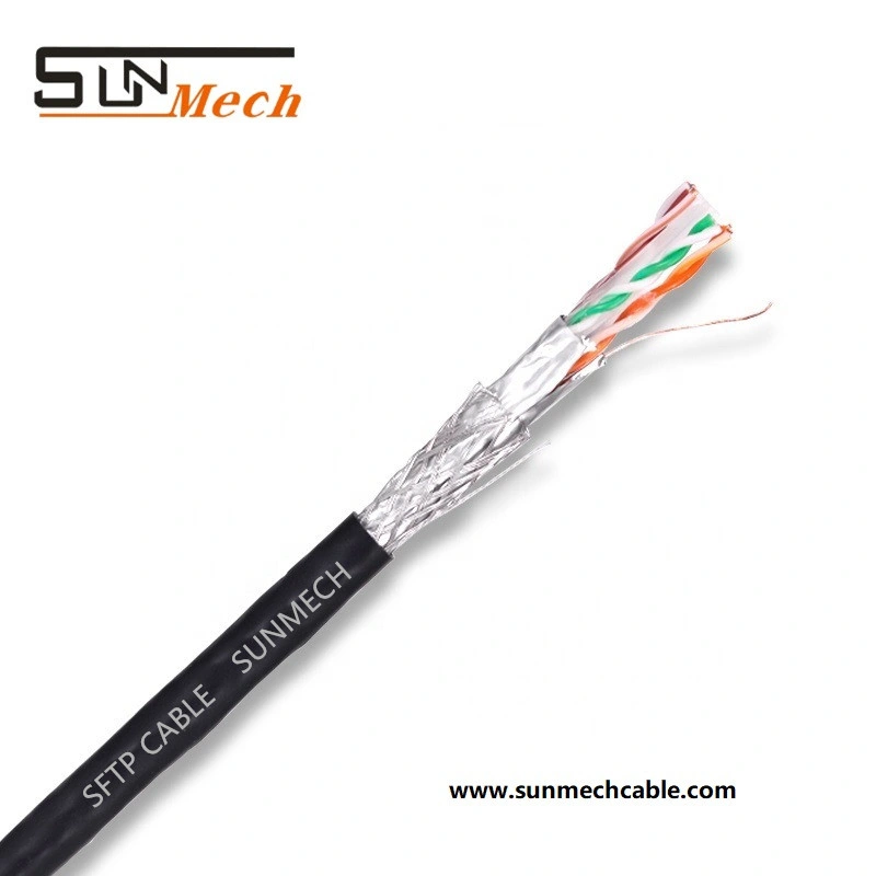 UTP Cat5 Kabel LAN Kabel 24AWG Kommunikationskabel FTP CAT6A Ethernet-Kabel SFTP 23AWG LSZH-Computerkabel LS0H Netzwerkkabel