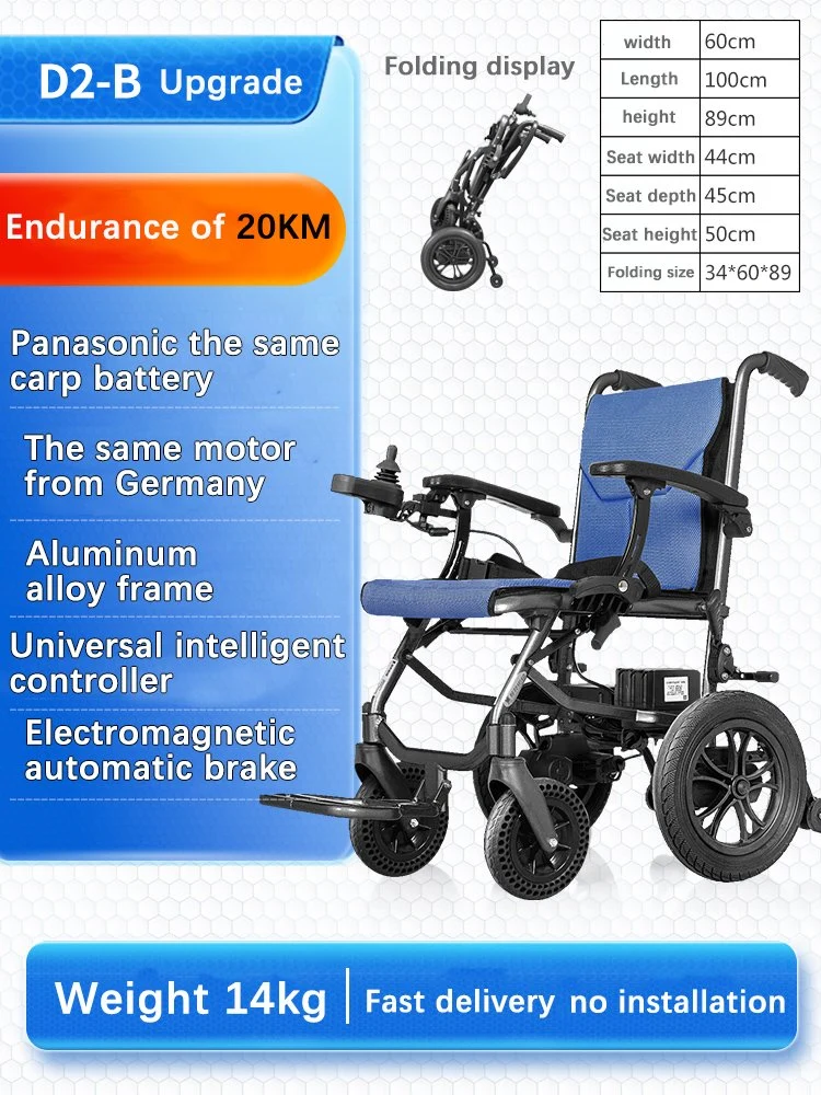 Newest Design Aluminum Frame Electric Power Wheelchair Mobility Scooter with CE Certificate